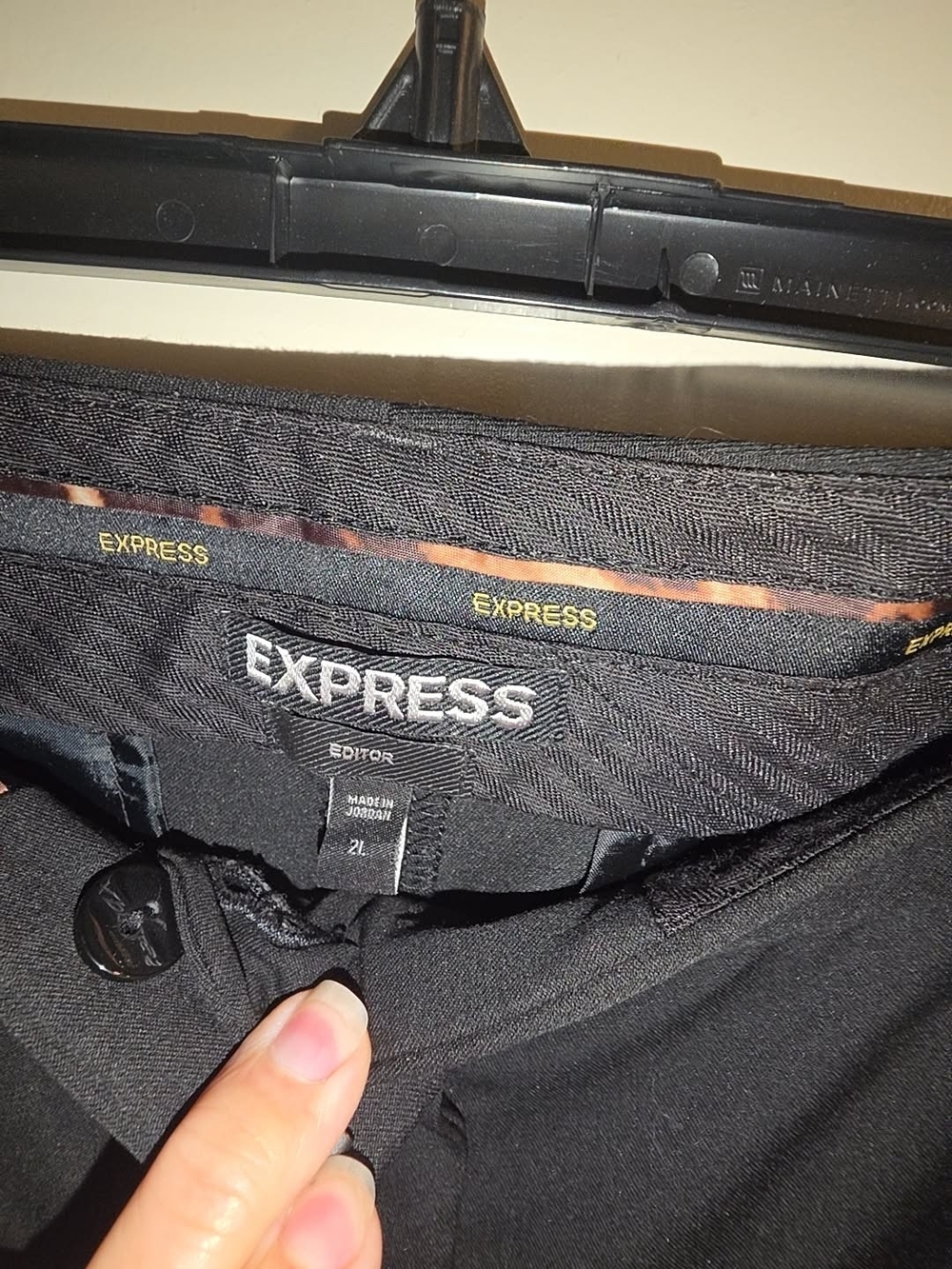 Express Black Editor Dress Pants Size 2L
